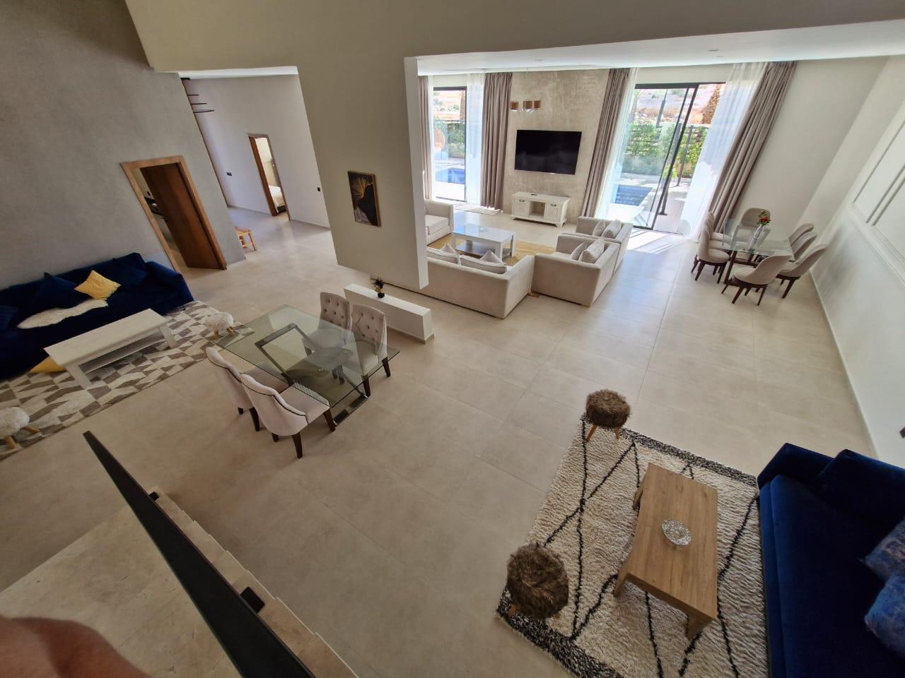 Villa moderne à louer longue durée – Golf Noria, Marrakech (V6)