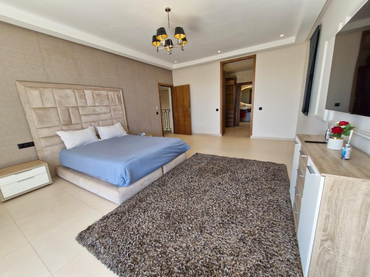 Villa moderne à louer longue durée – Golf Noria, Marrakech (V6)