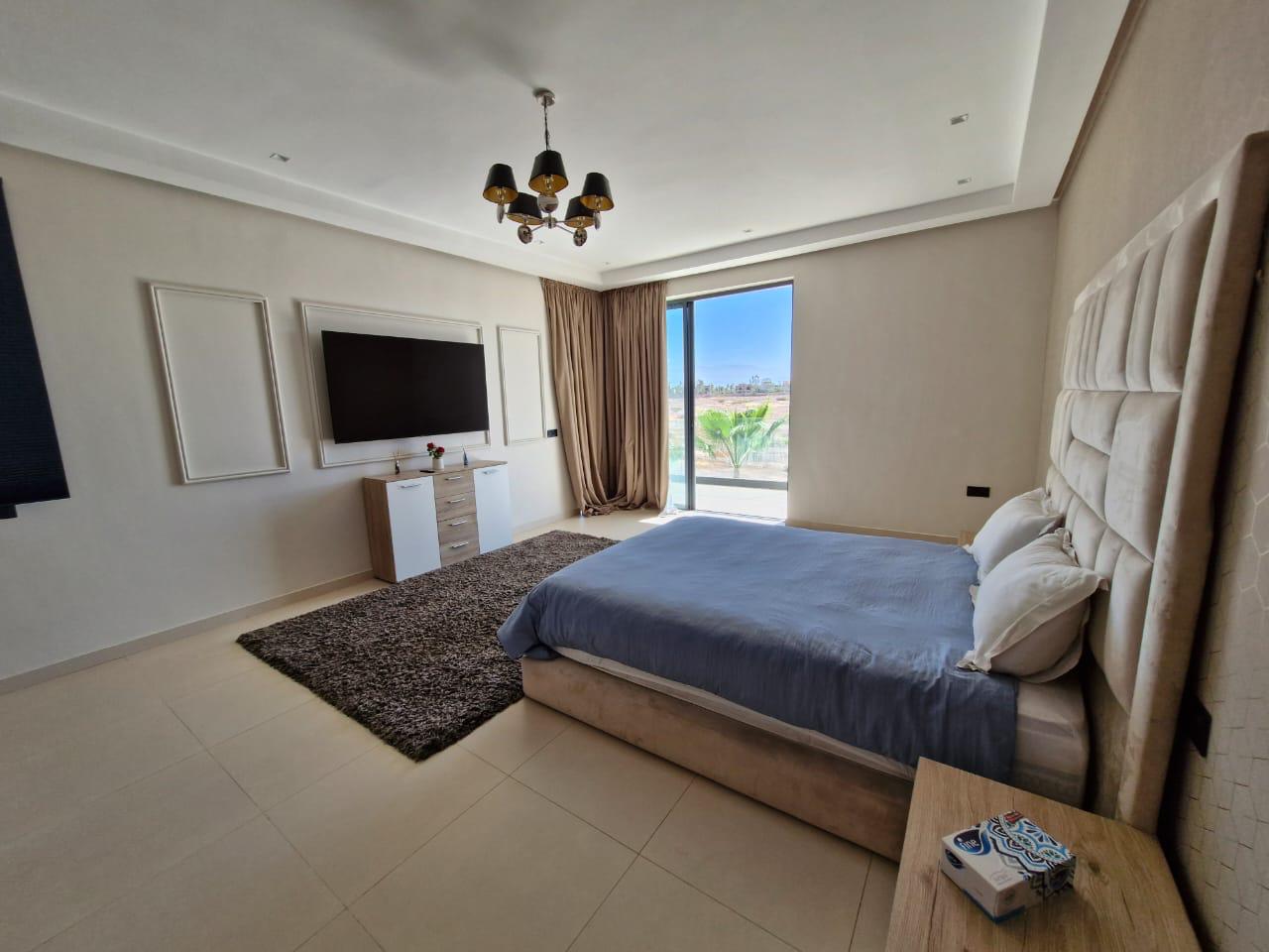 Villa moderne à louer longue durée – Golf Noria, Marrakech (V6)