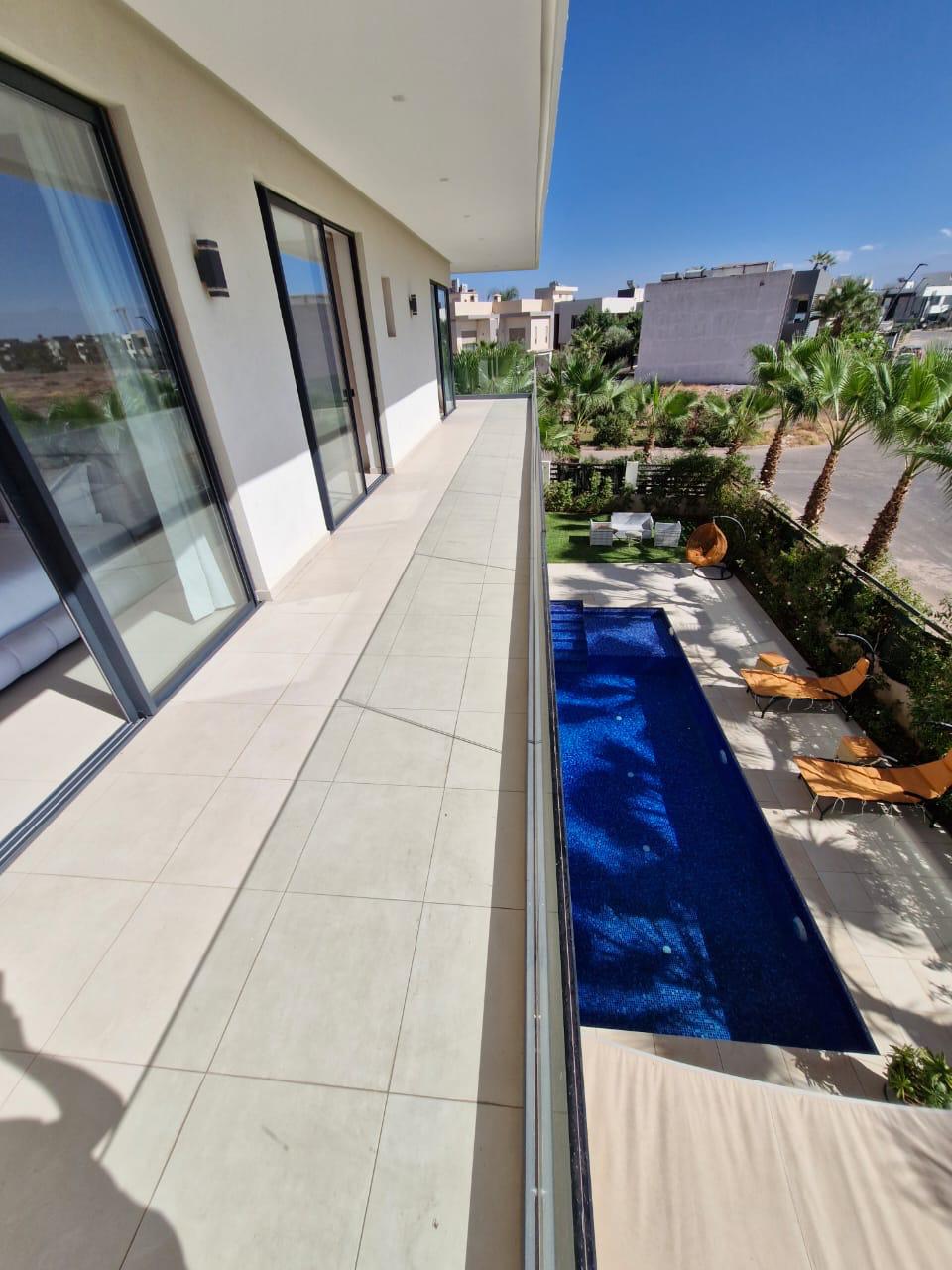 Villa moderne à louer longue durée – Golf Noria, Marrakech (V6)